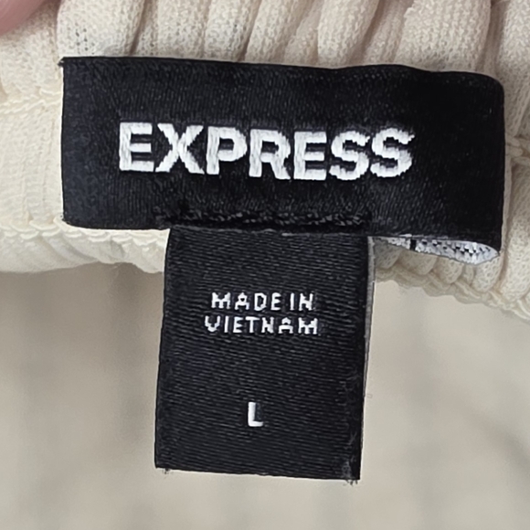 Express Black and White Striped Mini Dress - Picture 15 of 16